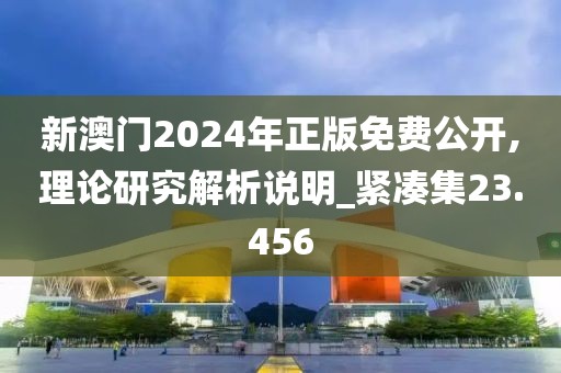 新澳門2024年正版免費公開,理論研究解析說明_緊湊集23.456