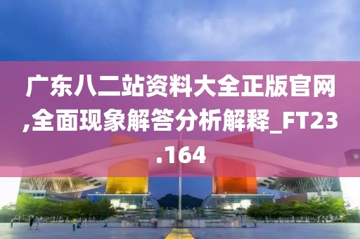 廣東八二站資料大全正版官網,全面現象解答分析解釋_FT23.164