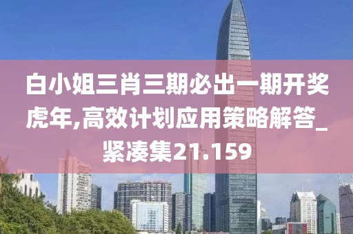 白小姐三肖三期必出一期開獎虎年,高效計劃應用策略解答_緊湊集21.159