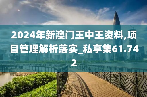 2024年新澳門王中王資料,項目管理解析落實_私享集61.742