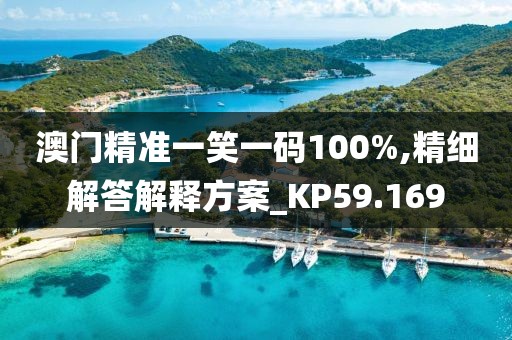 澳門精準一笑一碼100%,精細解答解釋方案_KP59.169