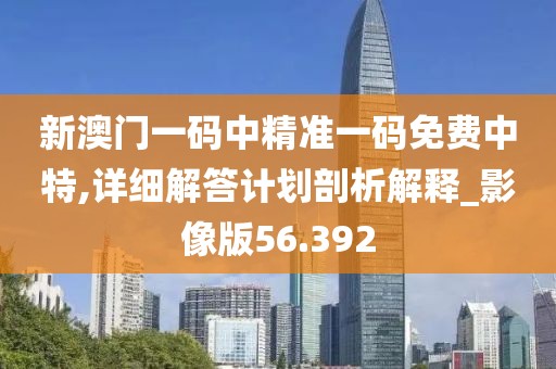 新澳門一碼中精準一碼免費中特,詳細解答計劃剖析解釋_影像版56.392