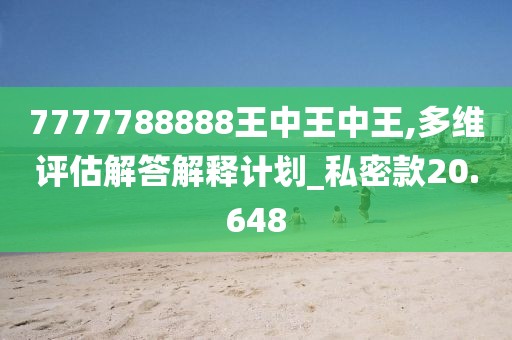 7777788888王中王中王,多維評估解答解釋計劃_私密款20.648