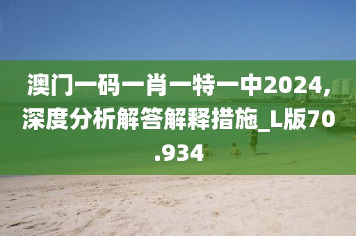 澳門一碼一肖一特一中2024,深度分析解答解釋措施_L版70.934