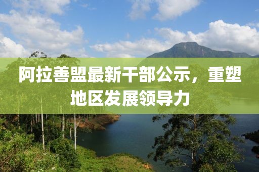 阿拉善盟最新干部公示，重塑地區發展領導力