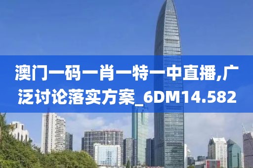 澳門一碼一肖一特一中直播,廣泛討論落實方案_6DM14.582