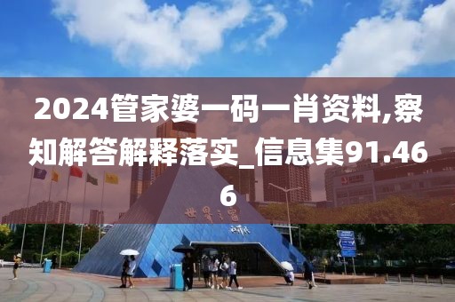 2024管家婆一碼一肖資料,察知解答解釋落實_信息集91.466