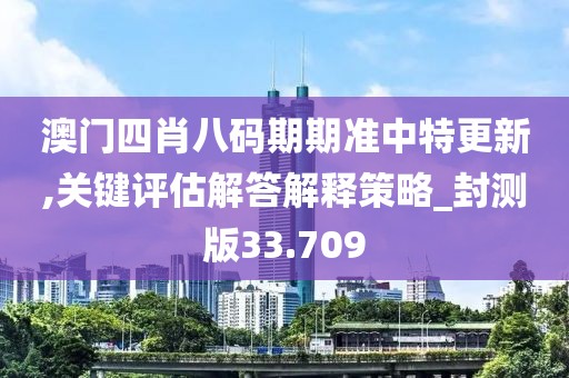 澳門四肖八碼期期準中特更新,關鍵評估解答解釋策略_封測版33.709